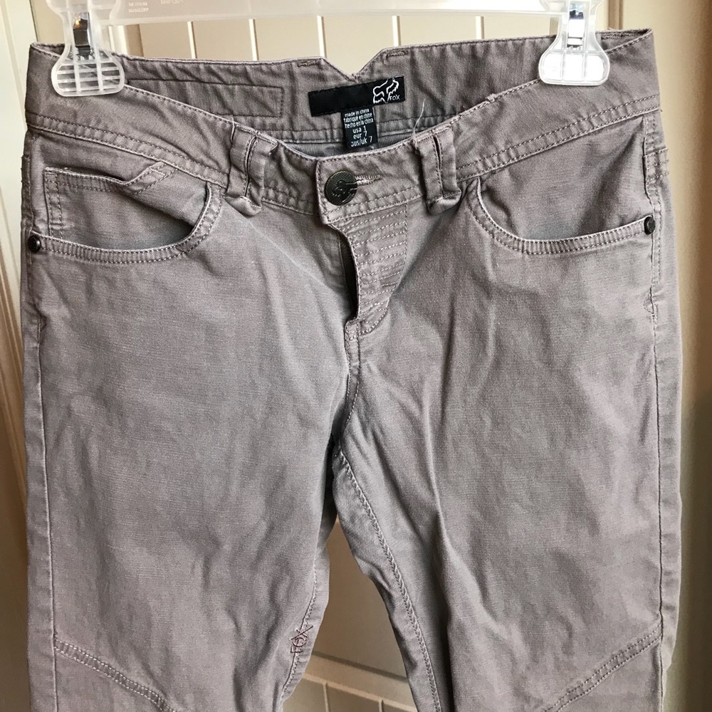 FOX Skinny Denim Jeans Tan 1